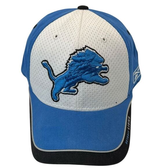 Detroit Lions reebok Velcro adjustable NFL cap hat vintage new with tags - Picture 1 of 11